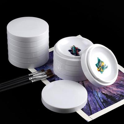 Imitation Ceramic Five-Layer Palette Gouache Paint Box Mixing Box Beginner Anti-Fall Anti-Dry Multi-Layer Palette