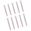 10 Pieces Lip Brush Set Flexible Silicone Tip Makeup Tools for Detailed Cosmetic Application Lip Brushes