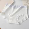 Women Comfortable Seamless Mid Waist Breathable Daily Underwear Panties