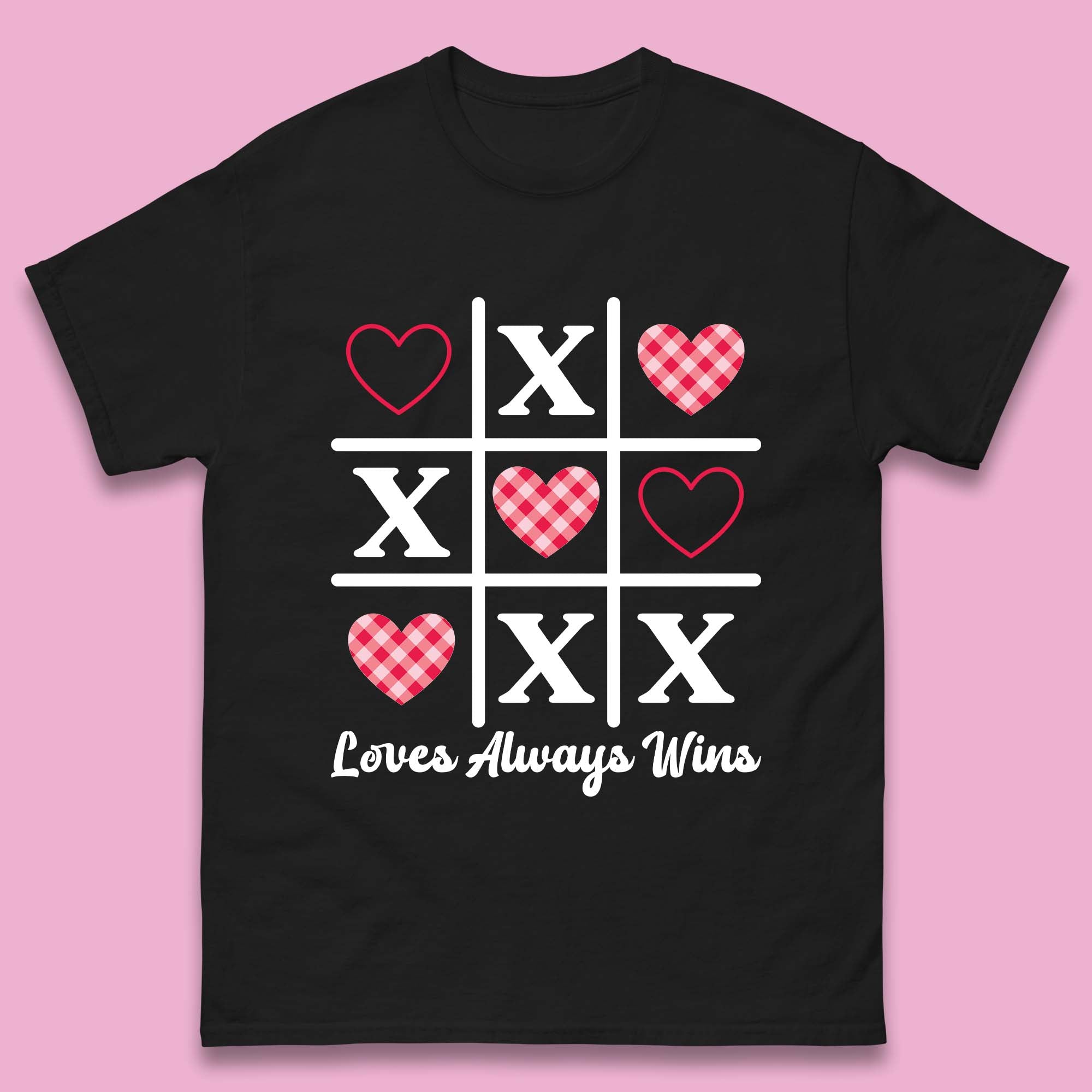 

Love Always Win Mens T-Shirt Womens Tops Tees 3XL