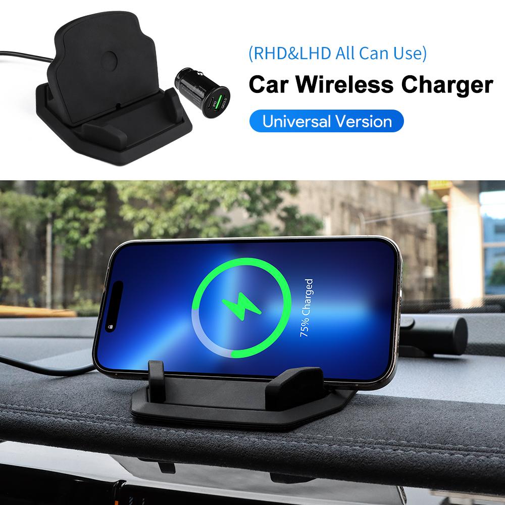 

15W Car Wireless Fast Phone Charger Holder for Mercedes Benz A B C E GLA GLB GLC GLE Class W204 W205 W206 W166 W213 W177 W176 For Universal