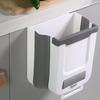 7L/10L Collapsible Garbage Can Wall Mounted Thickened Plastic Kitchen Waste Bin Household Bathroom Toilet Garbage Container