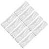 10Pcs Chair Sash Washable Elastic Chair Cover Band Decoration Set for Wedding Party Banquet