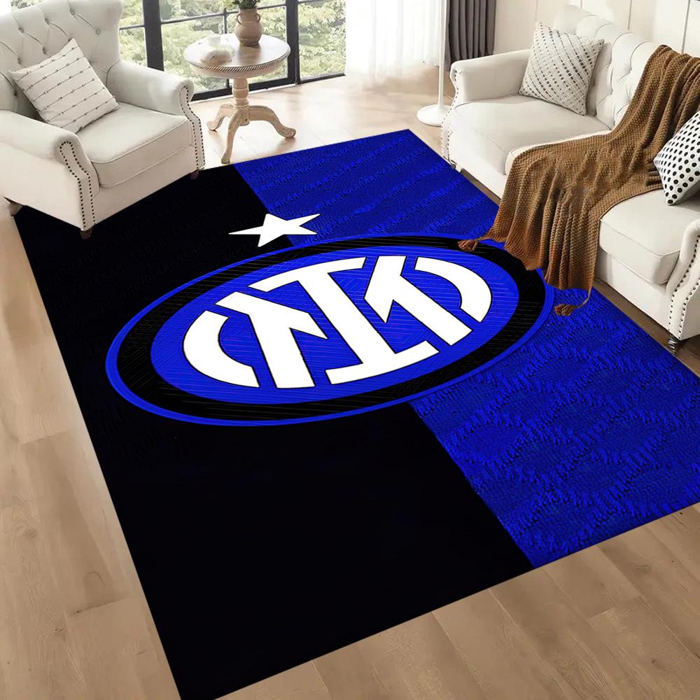 Inter Milan Floor Mat Perfect For Decorate Room Living Rooms Bedrooms Playrooms Antislip Rug Anime Office Decor Birthdaychristmas Gift