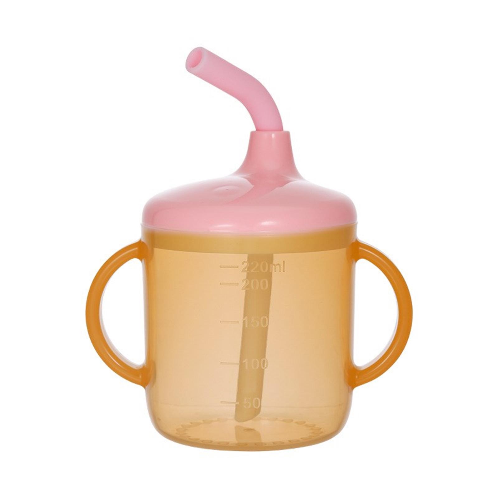 

Детский поильник без BPA с двойными ручками и четкими отметками для измерения 220 мл для легкого перехода к питью 4
