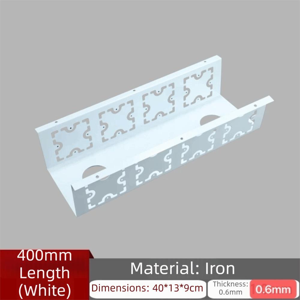 Durable Material Under-Desk Cable Management Tray U-Shape Structure Cable Organizer  Office Desk