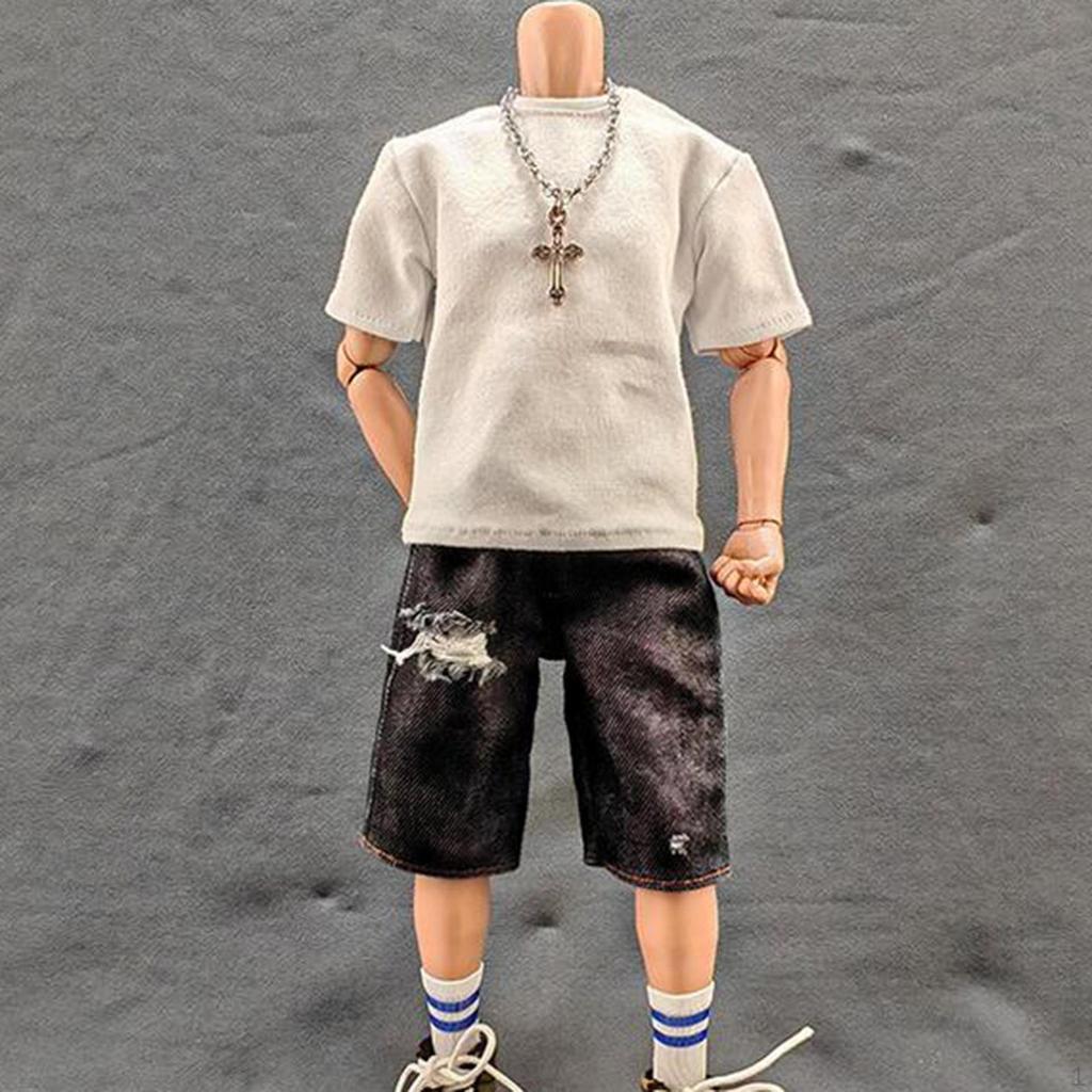 1/6 Male Short Pants, Miniature Clothing Handmade Doll Clothes, Costume for 12 inch Dress up