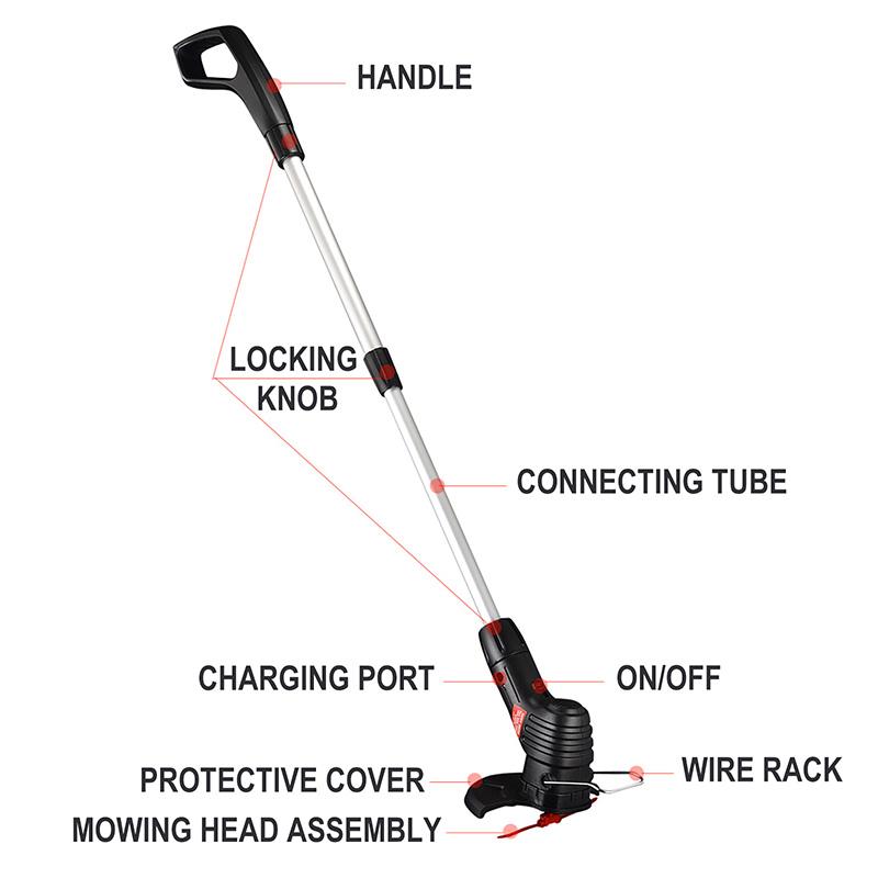 Mașină de tuns iarba electrică fără fir Unelte electrice portabile pentru grădină
