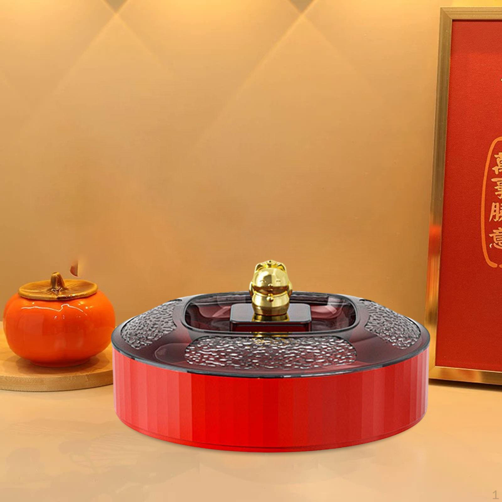 

Разделенный поднос для закусок из сухофруктов, орехов и конфет с крышкой для закусок