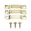 100Pcs   Picture Hangers Rust Resistant Stable   Seamless Sawtooh Frame Hanging Hooks with 200Pcs Screws