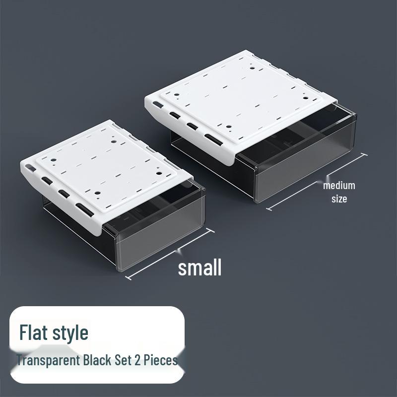 Large Under-Desk Invisible Storage Drawer Organizer for Office Desktops