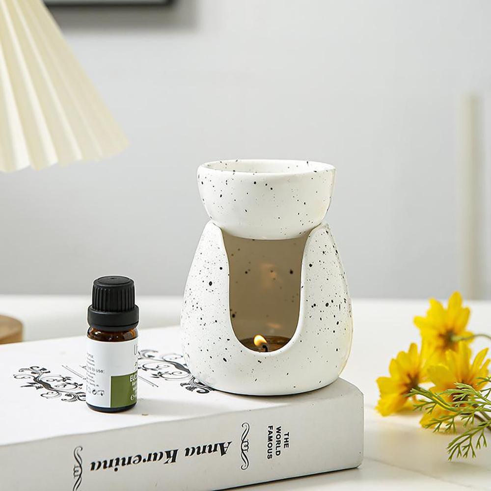 Ceramic Essential Oil Burners Waxes Melt Burners Warmer Tealight Candle Holders Ornament Home Tabletop Decoration Yoga Spa Gifts