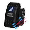 12v/24v Blue Led Light 5 Pin On Off SPST Rocker Switch 7 Pin On Off On ARB Carling Style Car Boat Waterproof Pump Push Switch