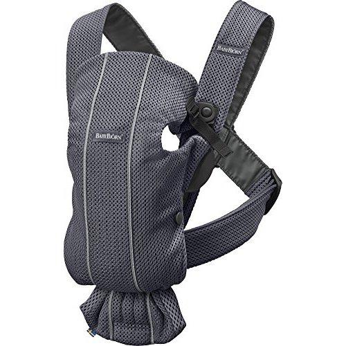 BabyBjorn Baby Carrier MINI Woven Vintage Indigo for Newborns 0 To 12 Months