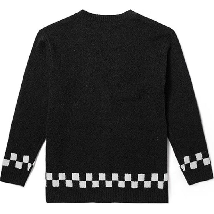 Vans Knitwear Women's Black V Neck Moderate Cardigan VN000FXHBLK