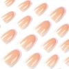 Cute Pink French Style Wearable Nail Tips & Stickers