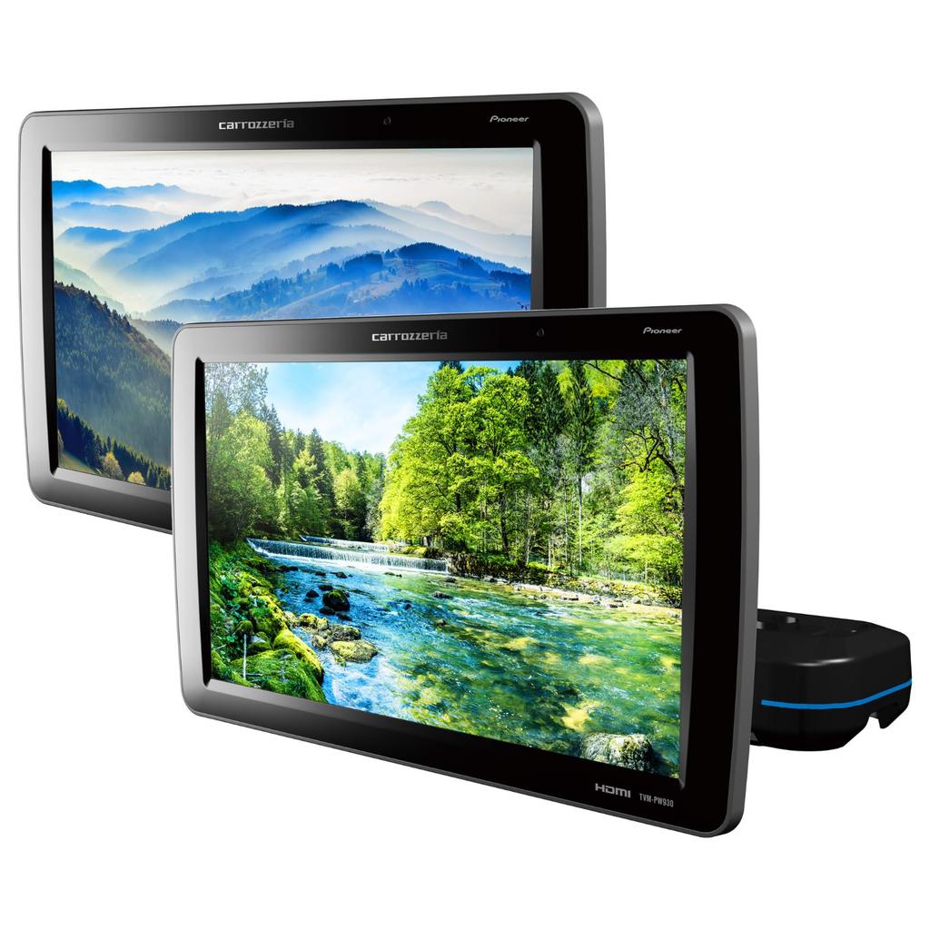 Monitor privato Pioneer 9 pollici WVGA 2 unità set posizione ALTA tipo Carrozzeria TVM-PW930T-2