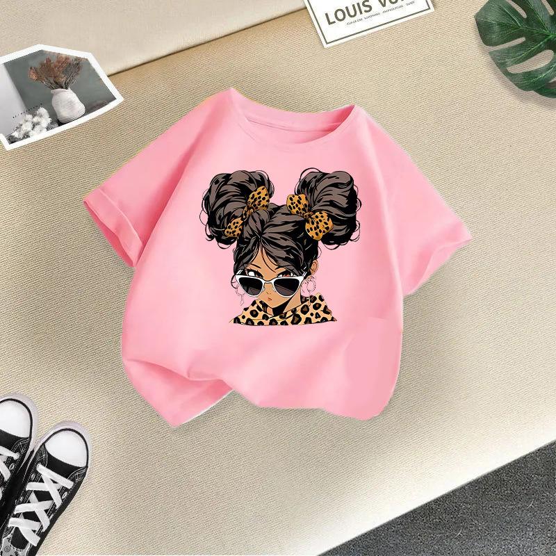 Children T-shirt Kids 100% Cotton Clothes Tops 2-13Y Loose-fit Casual Crew Neck Short-sleeve T-shirt