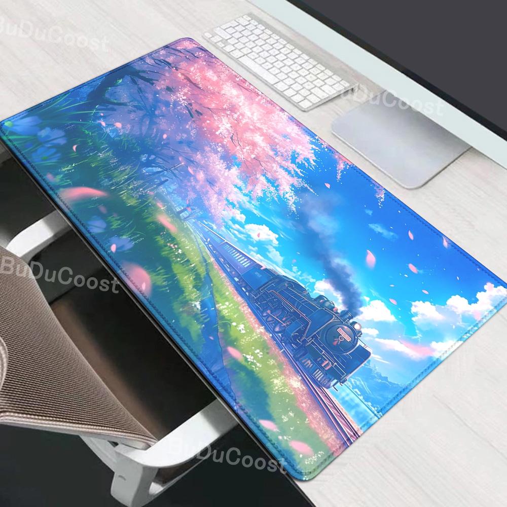 mouse pad Gaming Sakura Japanese Cherry Blossom XL Home New HD mousepad XXL Keyboard Pad Non-Slip Office Carpet Laptop Mice Pad
