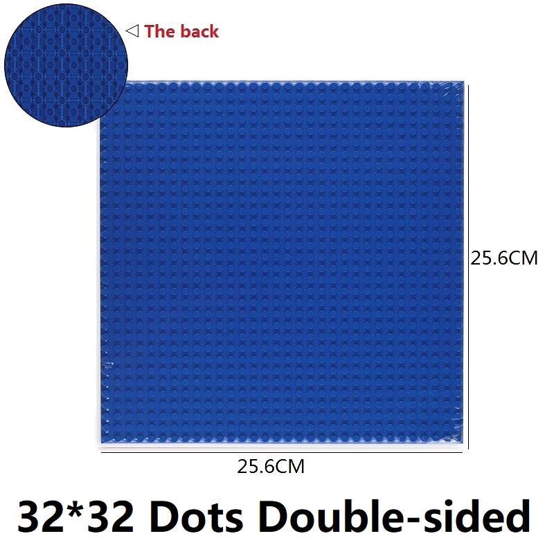 Non-Toxic Single Double Sided 32X32 16X16 16X32 Dots Classic Base Plates Blocks Diy Small Size Bricks Baseplates Construction Building Toy