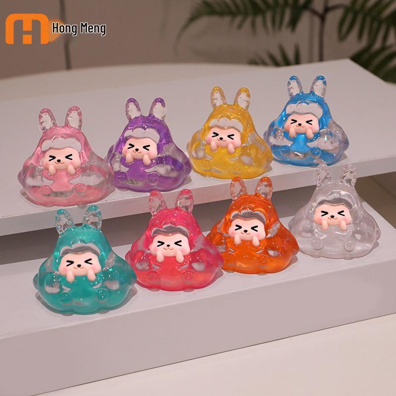 

Resin Office Desktop Ornaments: Cute Blind Box with Grain Design
