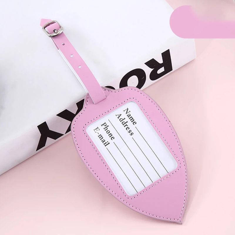 

Креативные бирки в китайском стиле в виде листьев – Водонепроницаемые багажные бирки, Цветные, для посадочных талонов и регистрации в путешествии розовый