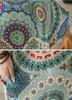 Summer Maxi Long Plus Retro Floral Ethnic Maxi Loose Elegant One Size Fits [Mohokyo] Women's Dress, Dress, V-Neck, Size, Print, Tunic, Length,