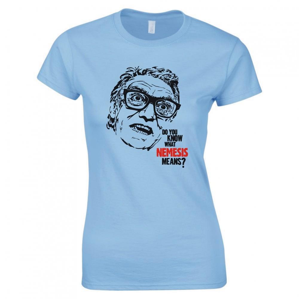 Inspired By Snatch Do You Know What Nemesis Means Ladies Skinny Fit Tshirt S