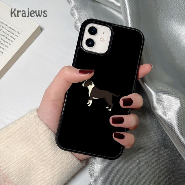 

American Staffordshire Terrier Phone Case Cover For iPhone 17 Air 16 15 14 plus 12 13 pro max coque Fundas iPhone 12pro max