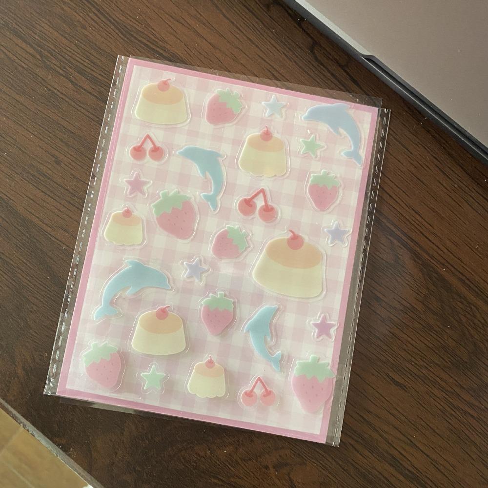 

Cute Phone Case Sticker 3D Handbook Decoration 2025 Water Cup Sticker 3