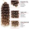 12"GoGo Curl Crochet Hair Short Curly Crochet Hair for Women Water Wave Deep Twist Crochet Braids Synthetic Braiding Hair