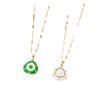 Pendant Women's Necklace Sweater Round Triangle Jewelry Clavicle Chain