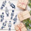 1 Set Vintage Christmas Wooden Craft Nutcracker Pendants Party Decoration Xmas Tree Hanging Ornament Kids Gift Home Supplies
