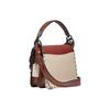 Coach Beat Vintage Studded Chain Leather Square Shoulder Handbag Crossbody Small Women Handbags Red White C2661-V5SBD