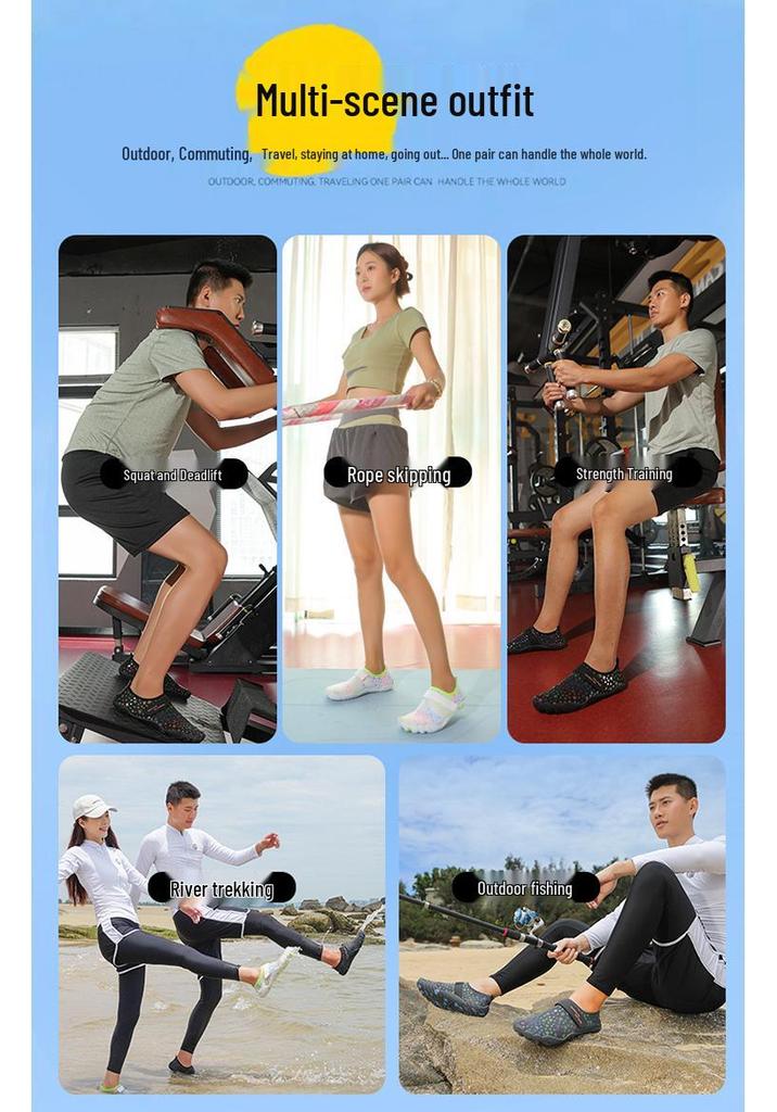 2025 Quick-Drying Non-Slip Water Shoes for Men & Women - Outdoor, Fishing, Beach, Swimming & Fitness