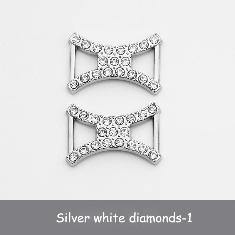 luxury Rhinestone AF1 Shoe Charms Colorful Diamond Sneaker Charms Girl Shoe decoration DIY Shoelaces Buckles shoes accesories