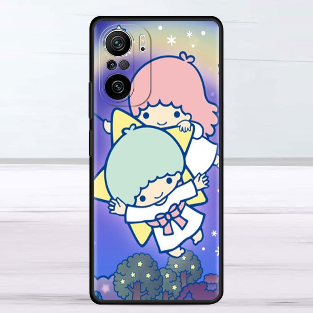

Милый чехол LittleTwinStars для Xiaomi Redmi Note 111 9S 10 9 8 7 9A 9C 9i K40 8T 10C 9T K50 силиконовый чехол для телефона Redmi K50 Gaming