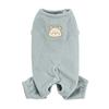 Soft Fleece Pet Pajamas for Dogs and Cats Cute Bear Embroidery Comfortable One Piece Sleepwear Suitable for All Seasons