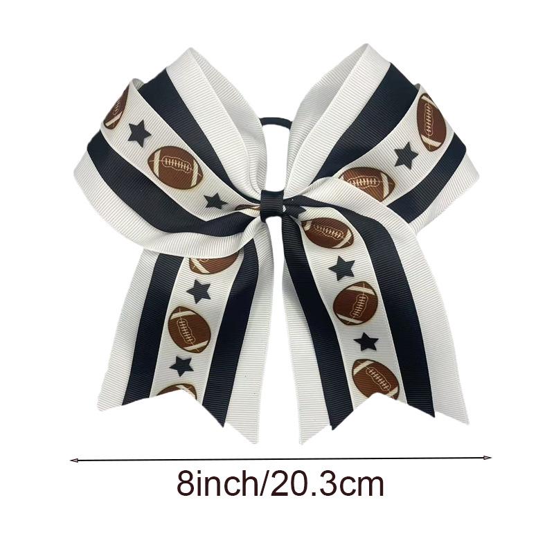 New Style Cheerleading Bow with Streamers for Girls' Sports Hair Tie