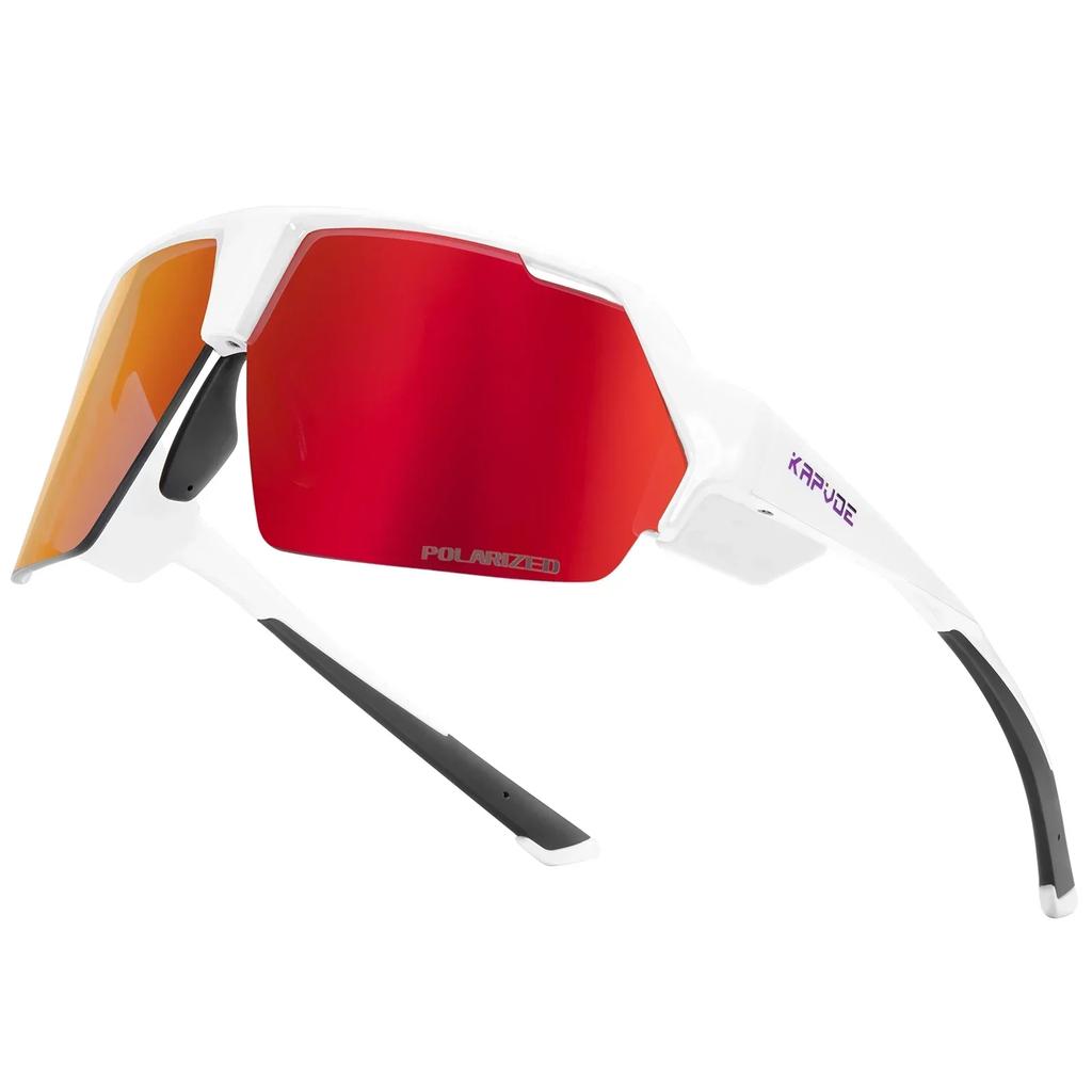 Kapvoe Polarized Fishing Glasses Man Running Sun Glasses Bicycle Sports Cycling Sunglasses MTB Road Bike for Women UV400 Goggles