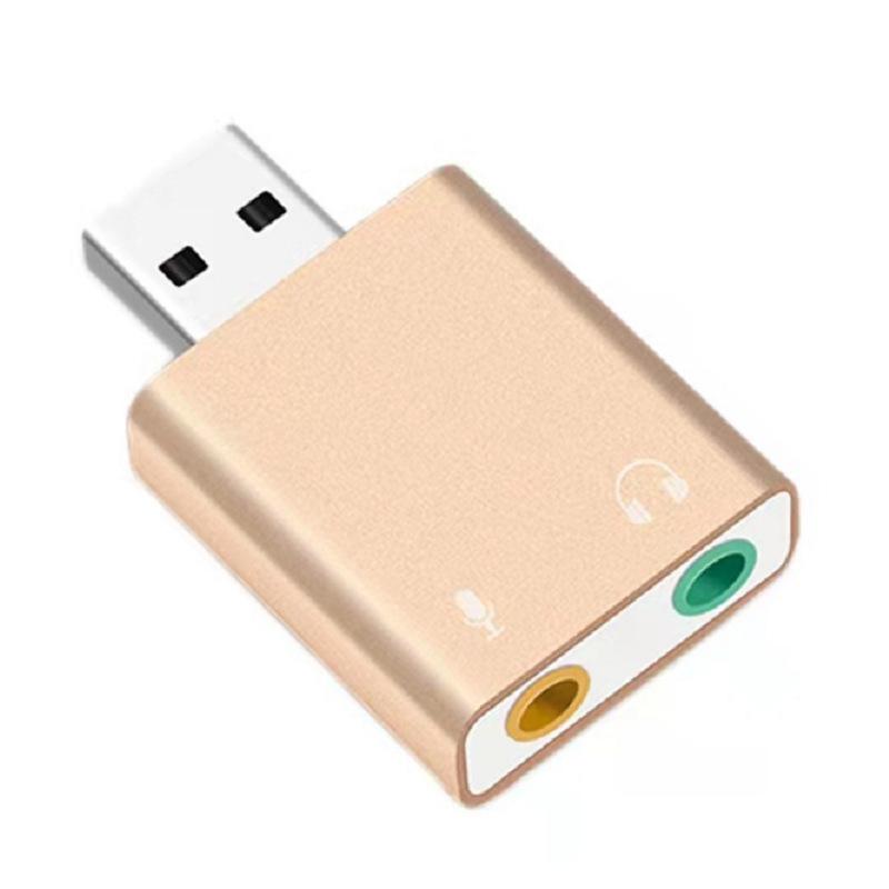 USB-Kopfhörerkonverter ohne Treiber, USB-zu-3,5-mm-Computer-Audiokabel, Apple-Mikrofonadapter, externe Soundkarte