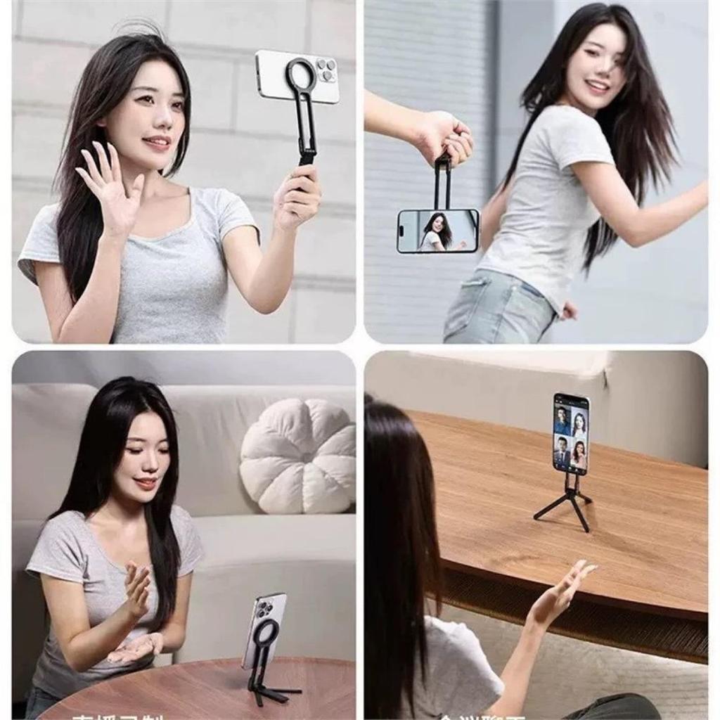 2025 Magnetic Phone Carabiner: Multi-functional Tripod & Live Broadcast Holder