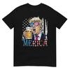 'MERICA Trump 4. Juli Lustiges Trinkbier Männer Frauen T-Shirt