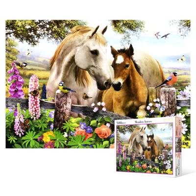 Quebra-cabeça de 500 peças - Horse Glory, quebra-cabeça coreano popular