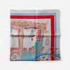 Twill Silk Scarf Woman Carriage Painting Square Scarves Wraps Bandana Small Hijab Silk Foulards Tie Headband Neckerchief 53CM
