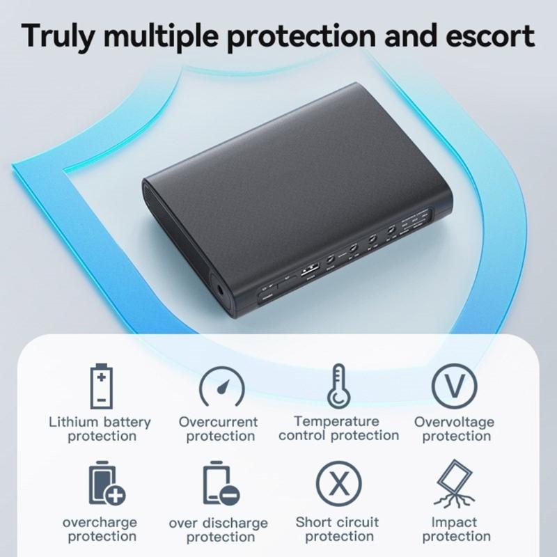 Routers Wifi Portable UPS Energy Backup 5V 9V 12V Power Supply Without Interruption 5.5x2.1mm For Modem Wifi Routers