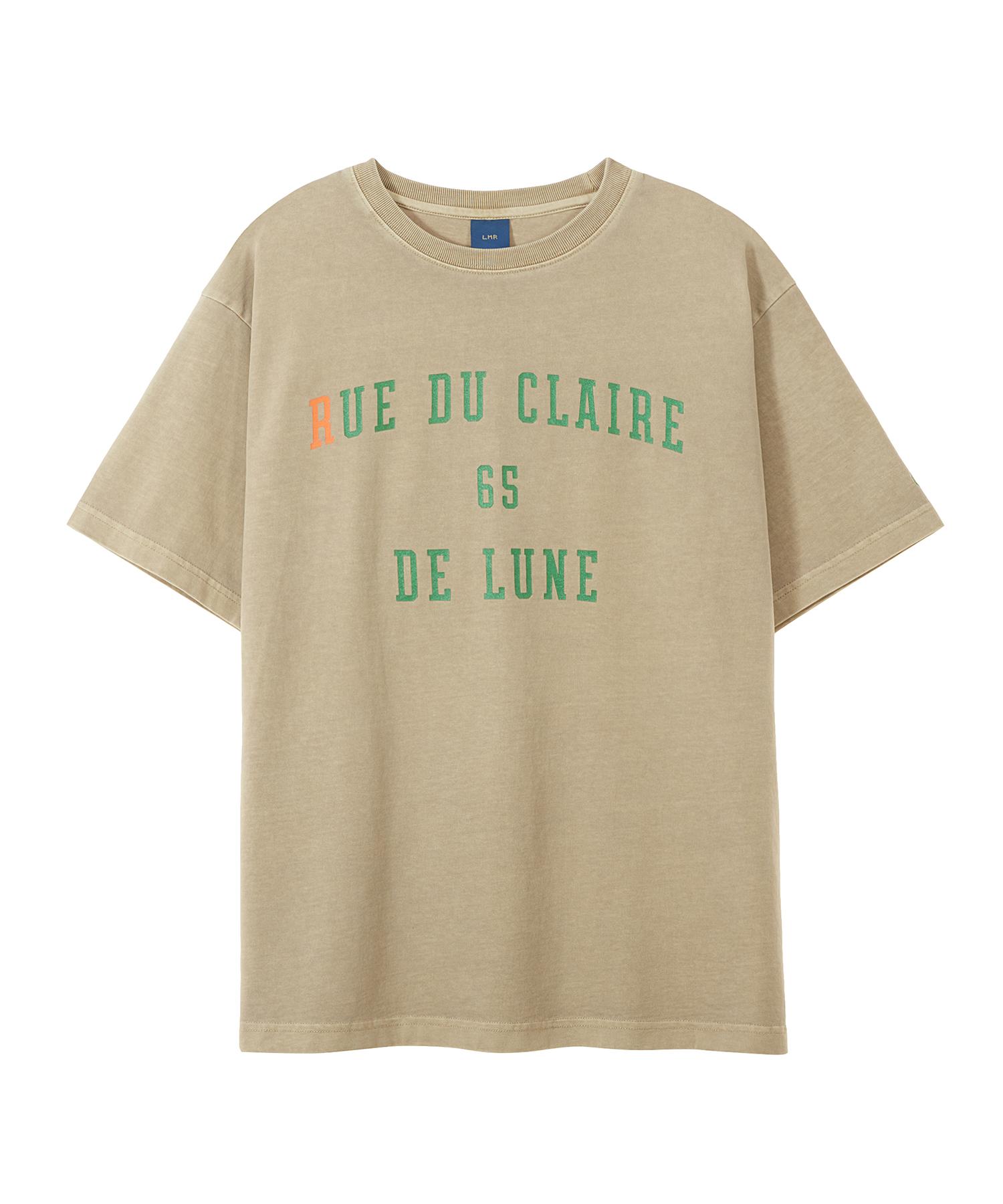 Lmr Claire Dyed Over T-Shirt Khaki Khaki/Free