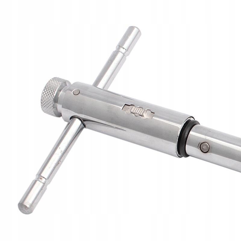Tap wrench with ratchet M3-M8 extended