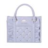 Sanrio Cinnamoroll Faux Leather Shoulder with Can be Carried by Hand or 371g Two-Way Bag, Quilted, Ruffles, Shoulder, 22x17.5x7cm,