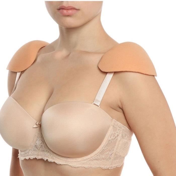 Arborescence Beha-schouderbandjes - Byebra - Model Realzador - Comfortabel - Antislip - Herbruikbaar Nude